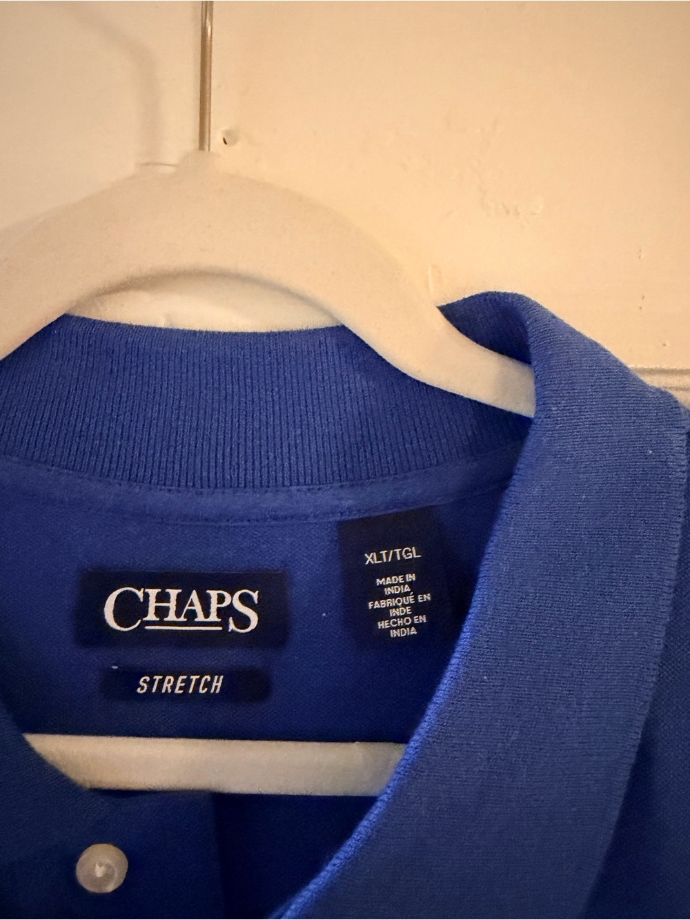NWT Chaps Stretch Polo Shirt – XLT Big & Tall - Picture 2 of 3
